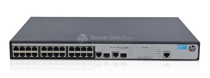 JG538A Datasheet Overview HPE OfficeConnect 1910 Series switches are Fast Ethernet web managed "smart" switches supporting Layer 3 static routing, Access Control Lists, 802.