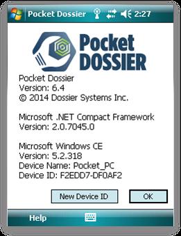The standard format of the URL is: http://<ip address or host name of the computer running the service>/ PocketDossierService/PocketDossierService.asmx.