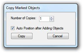 Here you can export all displayed objects at once. If you save them as.