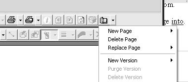 Delete a page from a document WX Delete a page from a document Web Access (WX) To delete a page: 1. Log into Web Access. 2.