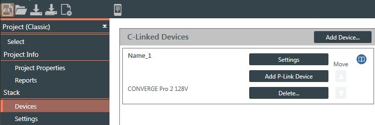 8. Save the configuration which have made for the CONVERGE Pro 2 128V and save the config file on any local machine 9.