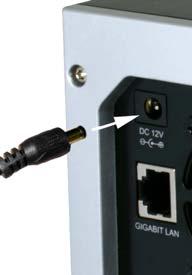 plug end of the power cord to an outlet socket 5) Push and hold the