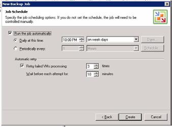 In the Backup Destination dialog box click Next and the backup Consistency dialog box is displayed: 23.