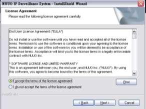 Step 6: Check the option I accept the terms of the license agreement. Click Next to continuous.