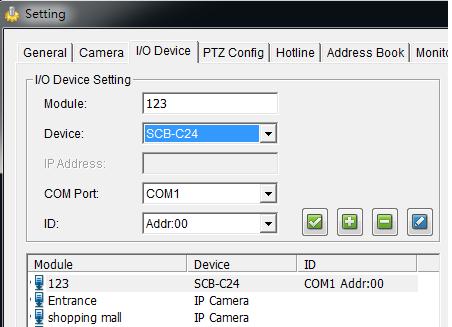 Add I/O box Mainconsole supports USB (SCB-C08) and Ethernet (SCB-C31A) I/O box converter. For USB (SCB-C08) I/O box converter: Step 1: Execute Mainconsole.