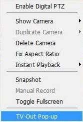 1. The camera list of delete camera menu shows as the one in the right column of monitor display panel. 2. The settings will apply to all divisions and also the right column of monitor display. 1.3.