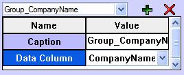 3. In RadioButton Control Properties, First Select RadioGroup and map data column to this Group. Use button to create various Radio Group and map data column to them. Use button to delete the Group.