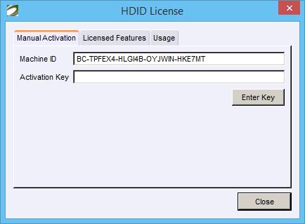 Manual license activation If you have a valid activation key, then it can be entered directly within the Data Instance Director GUI. 1. Start Data Instance Director.