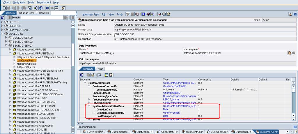 Example The service operation Read Customer Contract by ID uses the customer contract number in the back-end to read customer contract information.