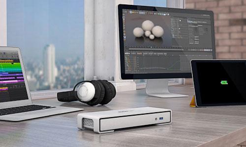 Delivering unparalleled speed and unprecedented display technology, the TB2DOCK4KDHC offers the ultimate in workstation convenience and is one of the first Thunderbolt 2 docking stations available.