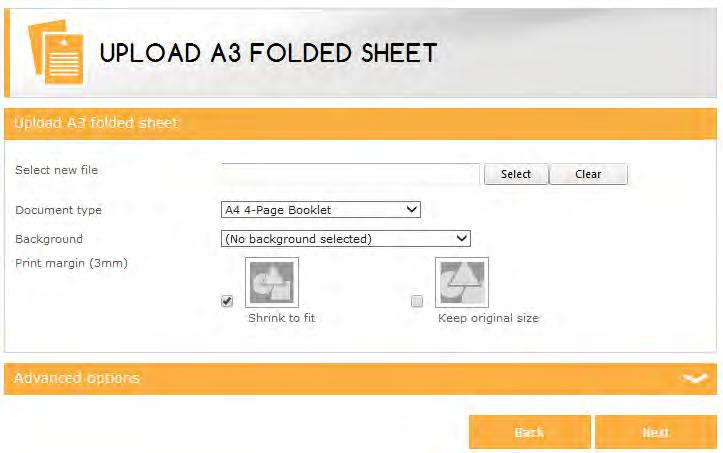 To create A3 folded sheets, A4 documents, greeting cards, postcards and backgrounds you need to complete the