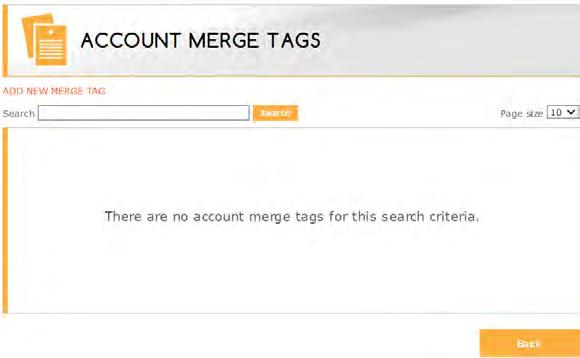 Click ADD NEW MERGE TAG from the Account Merge Tags screen.