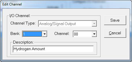 configuration tab. You will need to repeat this procedure for each output channel you want to use in your configuration.