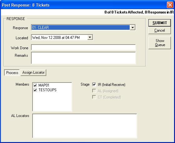 Post Response Post Response The Post Response function allows you to post a response to one or more selected tickets, optionally filtering your original selection and optionally assigning or