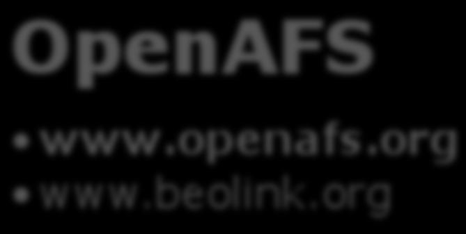 Links OpenAFS www.