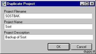 The project filename is actually a folder name (directory name), which then will become the project s home directory. The project filename must not already exist.