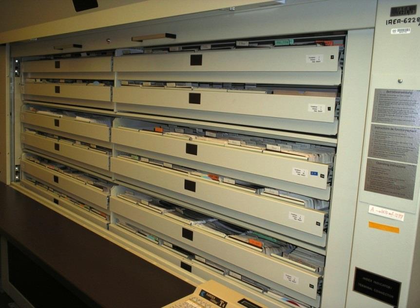 INIS NCL Collection on Microfiche (1970-1996) 312,000 NCL reports 500,000 bibliographic records Conversion from paper to microfiche and diazo duplication after database