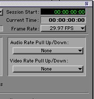 Converting Sessions from 24 FPS to 29.97 FPS When changing a session frame rate from 24 to 29.97 fps, you must enable a 0.1% audio pull down to remain in sync with a telecined video tape.