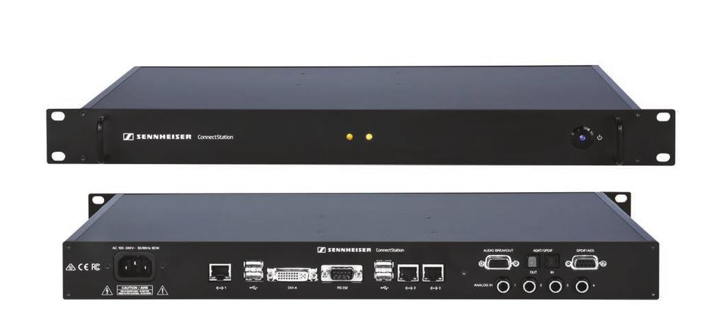 22 AUDIO STREAMING AUDIO STREAMING 23 The ConnectStation The versatile core of the system Benefits The ConnectStation is a WiFi-based multichannel audio transmission system for mobile devices.