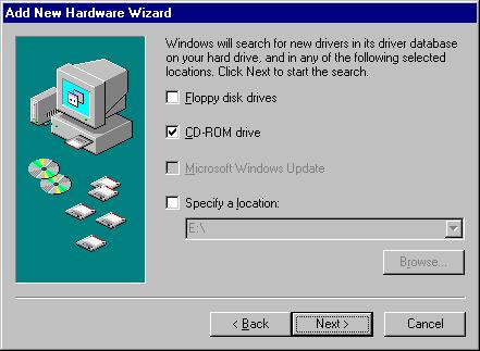 4. Check ONLY the option CD-ROM drive, and then click "Next" to continue. 5.