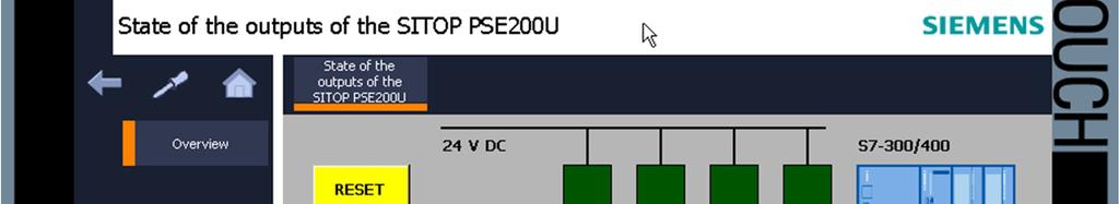 The value 8001(hex) is displayed in I/O field STATUS FB PSE_DIAG.