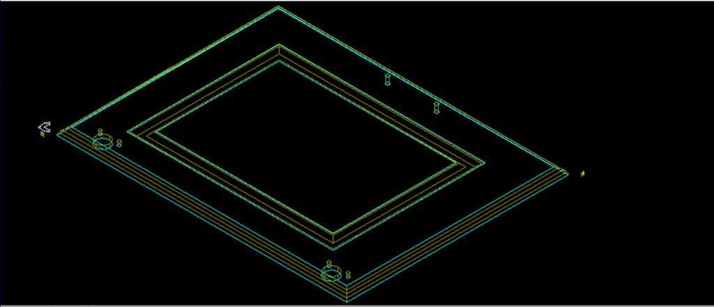 simulation of the tooling path with