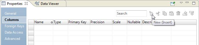 In the Overview view Tables section, click the New button. The New Virtual Table dialog box appears. 3. Enter a name for the virtual table. 4. Enter a virtual schema name or select a virtual schema.