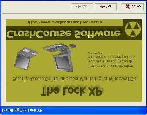 The Lock XP s installer will start.