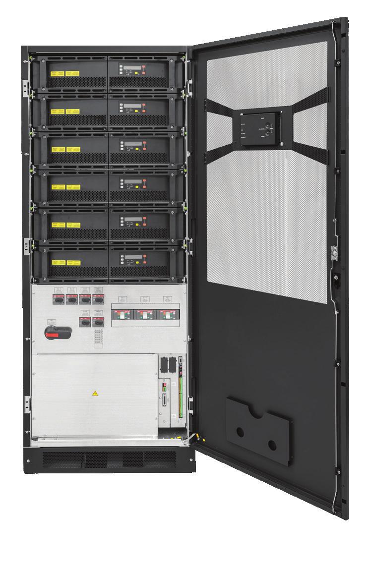 3 Conceptpower DPA 120 The modular UPS for small and medium-sized data centers UPS modules System display DPA display in each module Decentralized output switches Internal maintenance bypass switch