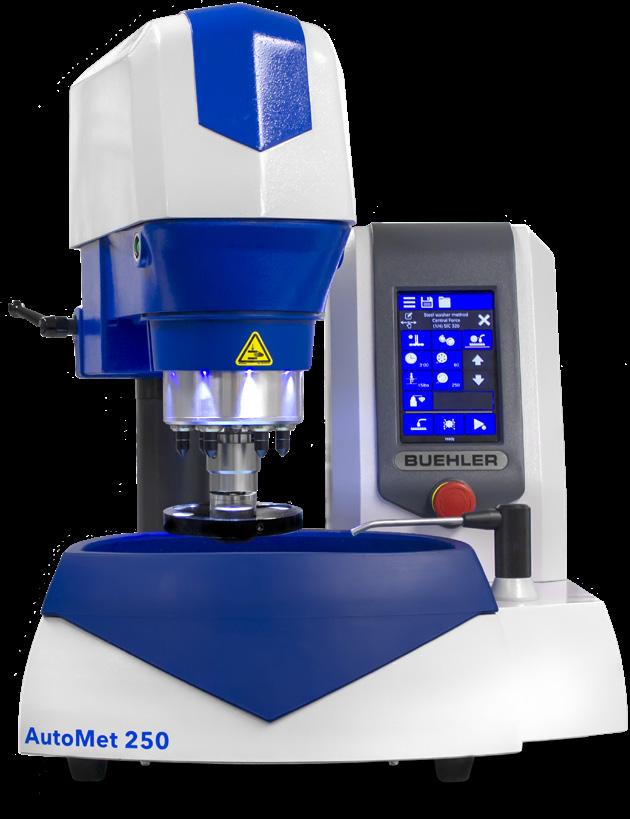 AutoMet 250 & 300 High Performance for High Volume Environments The AutoMet grinder