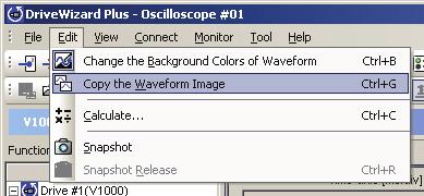 Waveform Image Copy 1) Go to Edit (E) in the Main