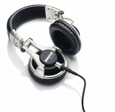 Product SRH750DJ Professional DJ Headphones The SRH750DJ Headphones from Shure deliver world-class audio performance, comfort, and durability to professional DJ s.