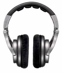 Product SRH940 Professional Reference Headphones Designed for professional audio engineers and in-studio talent, SRH940 Headphones from Shure provide accurate response across the entire audio