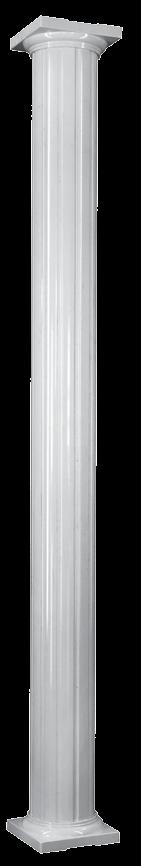 aluminum columns are no-taper and have been designed to provide a lifetime of structural integrity. Columns are pre-finished and load bearing.