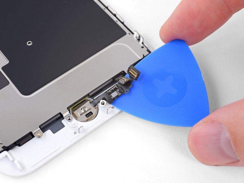 Step 38 Remove the home/touch ID sensor assembly by lifting it