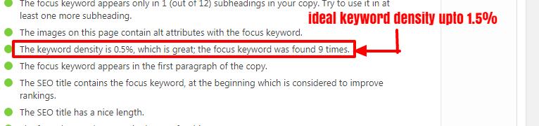 Use your main keyword in the first paragraph and once in the last paragraph and some use it whenever the content makes sense. 5.