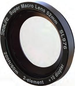 coating on the inner surfaces to maximise light transmission and prevent flaring 2-element/2-group optics features +10 diopter lens that shortens the camera s minimum shooting