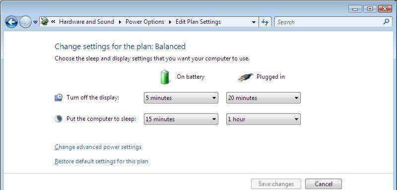 With these settings, you should be able: to define the shutdown of your computer during a utility failure. i.e. shutdown when the battery charge level passes under the selected threshold.