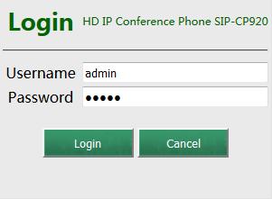 User Guide for the CP920 HD IP Conference Phone Phone status (product name, hardware version, firmware version, product ID, MAC address and device certificate status).