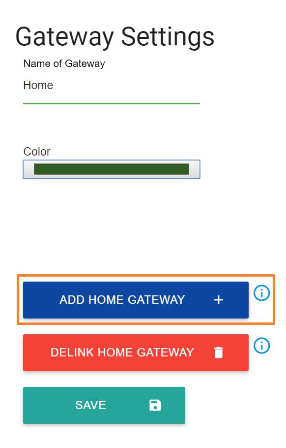 17.2 Add Home Gateway *ONE account can be
