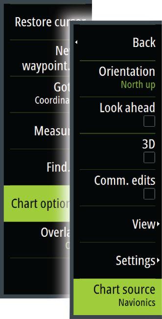 Activate one of the chart panels, and then select one of the available chart types in the chart source menu option.