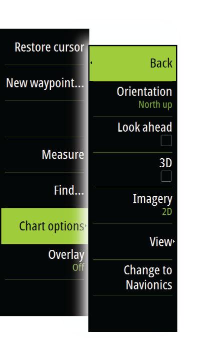 Controlling the view angle You can control the view angle by selecting the Rotate icon and then panning the chart panel.
