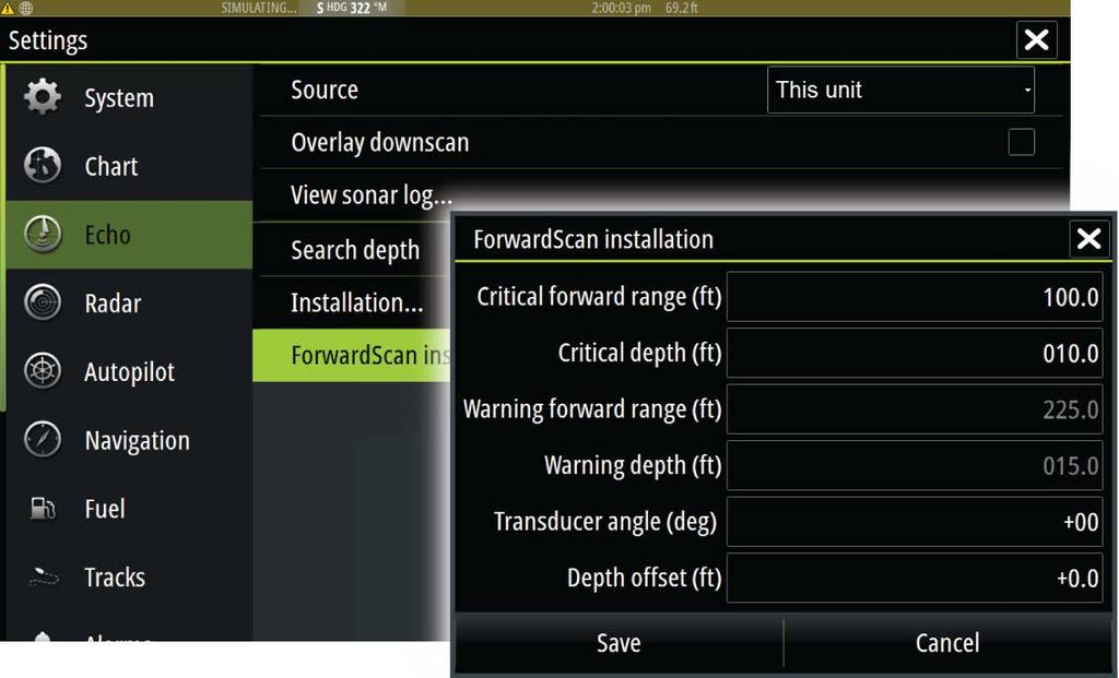 ForwardScan setup Specify the setup in the ForwardScan installation dialog.