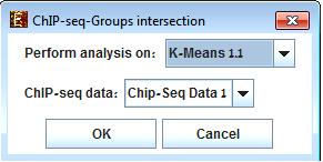 In the dialog box select the relevant grouping solution and ChIP-seq data set name, and click OK. A grouping solution visualization tab will be added to the main window.