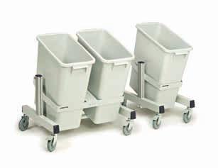 Trolleys Recycling material trolley PRMT The recycling trolleys are ideal for placing underneath or beside the packing bench.