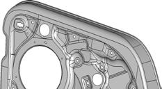 The wall thickness of the original solid is attached to the midface model and can be saved in FEA-specific formats such as Nastran.