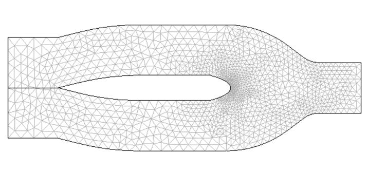 Diffusion under the Chemical Engineering Module folder were used. Schönfeld et al models the geometry with a minimum channel cross section of 1mm and an overall length of 6mm.