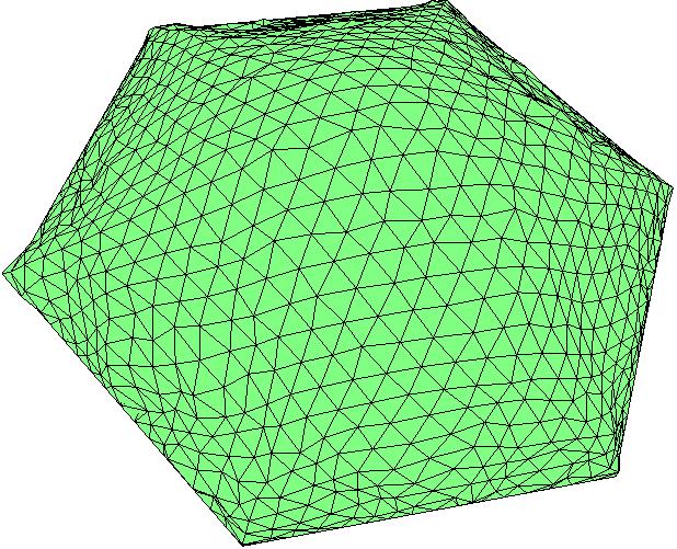 the (a) polyhedron, followed by