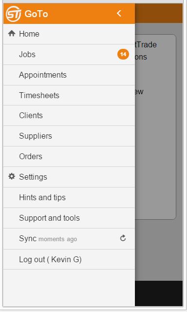 Timesheets From the GoTo menu select