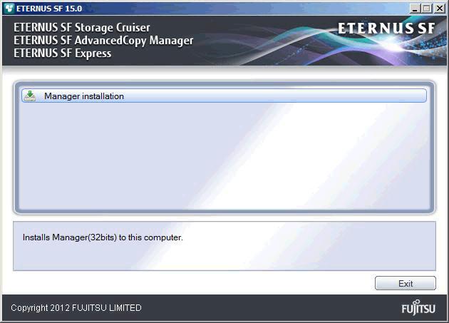 - "Setup of AdvancedCopy Manager CCM" in the "ETERNUS SF Installation and Setup Guide" If installing and using the AdvancedCopy Manager Copy Control Module program There are two methods of performing